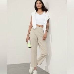 Athleta Endless High Rise Ankle Pant Size 2P Cream Color